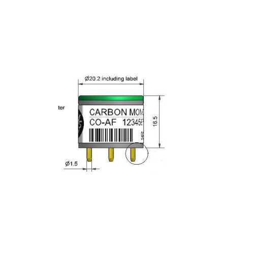1PC New O2-A2 02-A2 Alphasense Oxygen Sensor For BW Tech Gas Alert MicroClip XT 1PC New O2-A2 02-A2 Alphasense Oxygen Sensor For BW Tech Gas Alert MicroClip XT