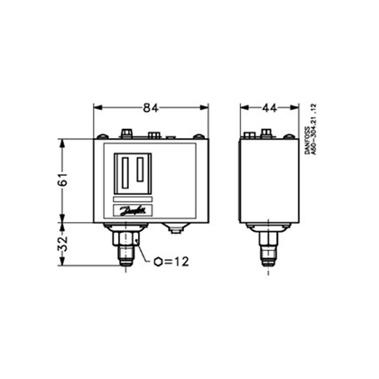 Danfoss Pressure Switch KP5 Part no 060-117366