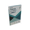 A4 sheet adhesive Labels  34 (H) X 99 (W) mm