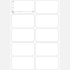 A4 sheet adhesive Labels  57 (H) X 99 (W) mm