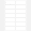 A4 sheet adhesive Labels  38 (H) X 99 (W) mm