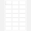 A4 sheet adhesive Labels  38 (H) X 64 (W) mm