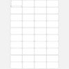 A4 sheet adhesive Labels  30 (H) X 53 (W) mm