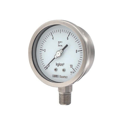 Baumer Pressure Gauge AL Series, Dial size 4