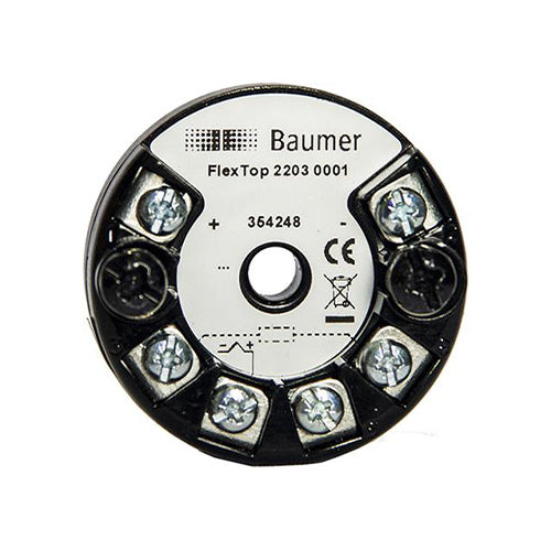 Baumer Head Mount Temperature Transmitter Flextop 2203.0001 :